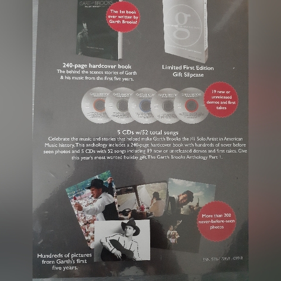 Garth Brooks The First Five Years. Part 1 - Picture 4 of 4